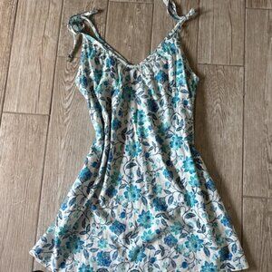 Old navy flowy dress blue